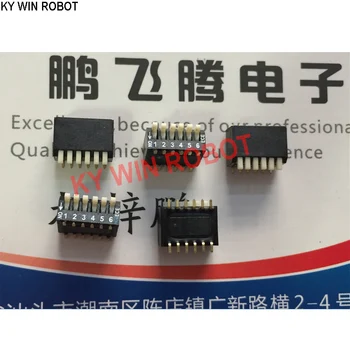 1 ADET Tayvan EHP106EC yama SMD1. 27 aralığı arama kodu anahtarı 6-bit anahtar tipi 6P yan arama kodu