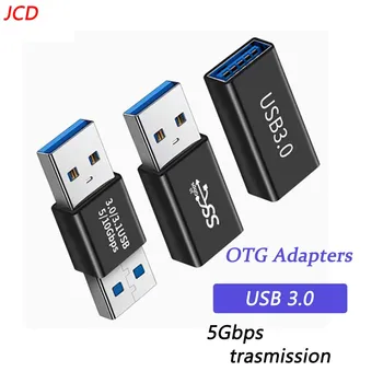 1 adet USB 3.0 Çoğaltıcı Erkek / Dişi dişi adaptör Süper Hızlı USB 3.0 Çoğaltıcı Genişletici Bağlantı Dönüştürücü