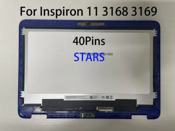 11.6 İnç Dell ınspiron 11 3168 3169 İçin lcd ekran Dokunmatik ekran Digitizer Cam Panel Meclisi ile çerçeve 40Pins B116XTB01. 0