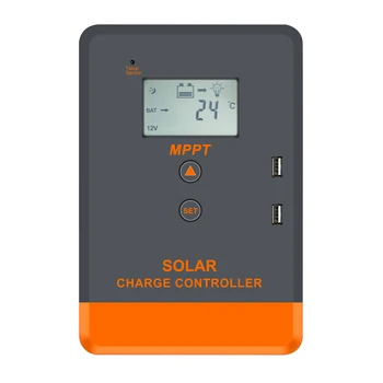 12 V / 24 V Otomatik Voltaj MPPT güneş şarj kontrol cihazı güneş panelı Regülatörü güneş şarj kontrol cihazı Çok Yük Kontrol Modları güneş şarj kontrol cihazı