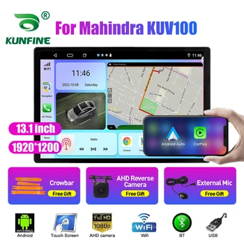 13.1 inç Araba Radyo Mahindra KUV100 araç DVD oynatıcı GPS Navigasyon Stereo Carplay 2 Din Merkezi Multimedya Android Otomatik
