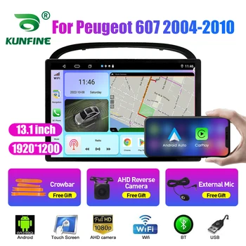 13.1 inç Araba Radyo Peugeot 607 2004-2010 İçin araç DVD oynatıcı GPS Navigasyon Stereo Carplay 2 Din Merkezi Multimedya Android Otomatik