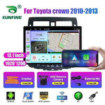 13.1 inç Araba Radyo Toyota crown 2010 İçin 2011 2013 araç DVD oynatıcı GPS Navigasyon Stereo Carplay 2 Din Merkezi Multimedya Android Otomatik