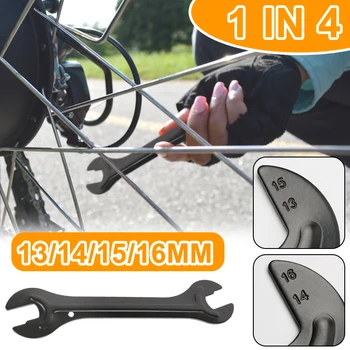 13/14/15 / 16mm Karbon Çelik Aks Bisiklet Bisiklet altıgen başlı Açık Uçlu Anahtarı Bisiklet Tamir Aracı Hub Koni Anahtarı Tekerlek