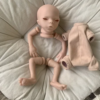 15 inç Bitmemiş Yeniden Doğmuş Bebek Kiti Imani Alien Bebek Premie Boyutu Gerçekçi Yumuşak Dokunmatik Boyasız Bebek Parçaları Bez Vücut