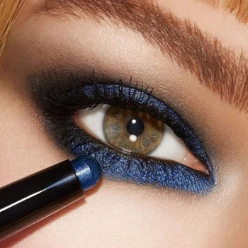15 Renk Sedefli Göz Farı Kalem Su Geçirmez Uzun Ömürlü Glitter Pırıltılı Göz Farı Kalem Eyeliner Sopa Gözler Makyaj Araçları