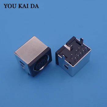 2 adet / grup MD Konut Dişi DIN 9 Mini Pin S-video adaptör soketi Mini DIN Bağlantı Noktası Konektörü