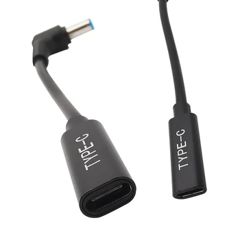 2 Adet USB 3.1 Tip C USB C Güç Adaptörü USB Tip C Dişi 5.5*1.7 mm Dc Tak Jack Laptop Şarj Güç Adaptörü Dönüştürücü