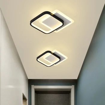 220V ev ışıkları LED avize oturma yemek odası yatak odası koridor koridor ışık Modern LED tavan