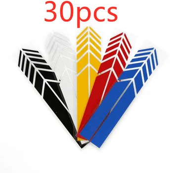 30 adet / paket Araba Dikiz Aynası Sticker Araba Sticker Olmayan Solma Moda Renk Şerit Toptan VIP Fiyat Renk Değiştirilebilir