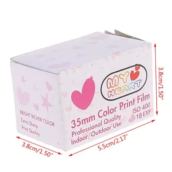 35mm Renkli Baskı Filmi 135 Format Kamera Lomo Holga Adanmış ISO 400 18EXP