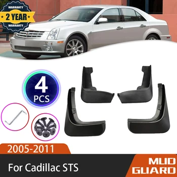 4 Parça Set Araba Çamurluk Cadillac STS 2005-2011 İçin 2006 2007 2008 Çamurluk Sıçrama Çamurluk Otomobil Trim Paneli Araba Aksesuarları