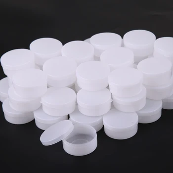 50 adet 10g Boş Kozmetik Kavanoz Pot Göz Farı Yüz Kremi Kabı Kutusu Kozmetik Doldurulabilir Şişeler paketleme kutusu Tencere Toptan
