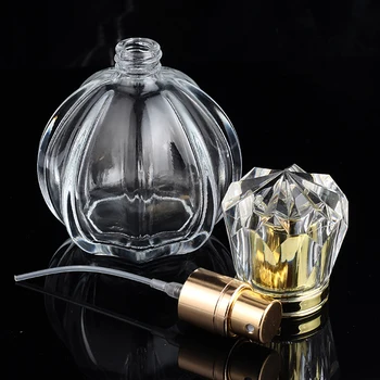 50ml Taşınabilir Şeffaf Seyahat Doldurulabilir Atomizer Sprey Parfüm Cam Boş Şişe parfüm için uygundur taşıması kolay uygun