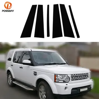 6 Adet Araba Kapı Pencere Pillar Mesajları ayar kapağı Sticker Dış Parçaları Land Rover Discovery 3 /LR3 2004-2009