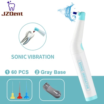 60 ADET İpuçları Diş Enstrüman Endo Temizleme Tek Basma Düğmesi Sonic Irrigator Diş Hekimliği Enstrüman Endo Kök Kanal