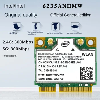 6235an 6235 ANHMW 300 M 2.4 G/5G Çift Bant MİNİ PCIE Kablosuz Ağ Kartı 4.0 Bluetooth