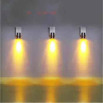 Alüminyum led duvar ışık 1W 2W 4W AC85-265V iç mekan aydınlatması ev dekor lambaları oturma odası koridor koridor çatı duvar aplik