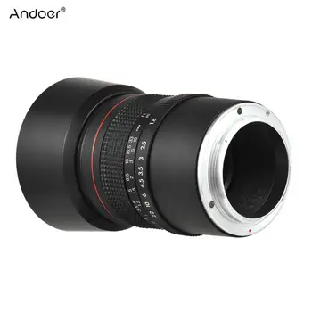 Andoer 85mm F1. 8 Orta Telefoto Kamera Lens MFLarge Diyafram Tam Çerçeve Sony A7III/A7RIII/A7SII/A9 / A6400 E-Montaj Kameraları