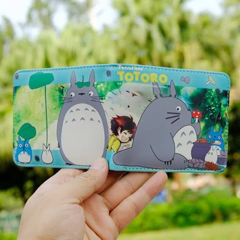 Anime Stüdyo Ghibli Komşum Totoro Sikke PU Deri Cüzdan Çanta Çanta Tutucu Katmanlı Serin Sıcak