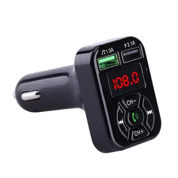 Araba Bluetooth Kablosuz Araç FM Adaptörü MP3 Çalar Şarj Cihazı