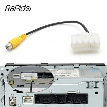 Araba Geri Kamera Video Girişi RCA Kablosu Adaptörü kablo konnektörü Jeep Pusula Wrangler Rubicon Patriot 2007-2017 7 Ekran