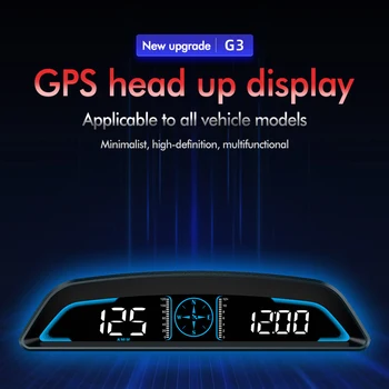 Araba Head Up Display Araba Evrensel Aşırı Hız Alarmı Kilometre Sayacı Evrensel Akıllı Dijital Alarm Takometre araç elektroniği Aksesuarları