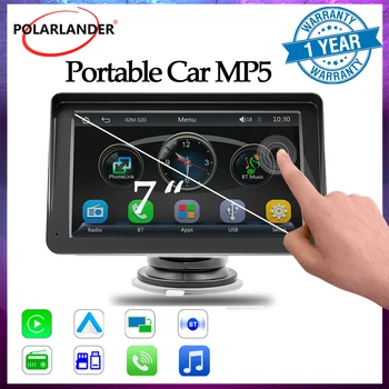 Araba Multimedya Oynatıcı IOS Carplay IPS Dokunmatik Ekran 7 