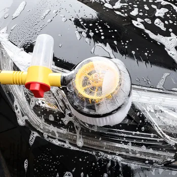 Araba Yıkama Köpük Fırça Otomatik Oto Aksesuarları Araba Temizleme Fırçası Döner Uzun Saplı temizlik paspası Şönil Süpürge Temizleme Araçları