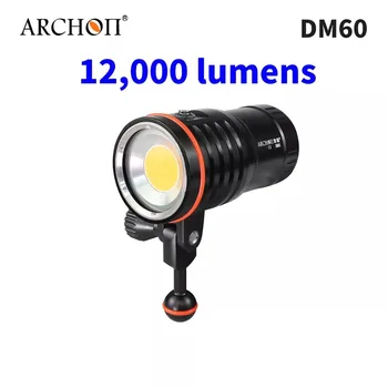 ARCHON DM60 WM66 COB Dalış Video ışığı max 12,000 Lümen Sualtı fotoğrafçılığı spot ışık dalış ışığı 100 metre su geçirmez