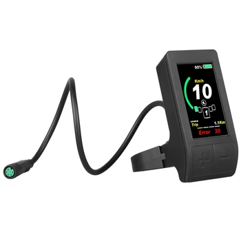 Bafang Merkezi Motor Renkli Ekran Ölçer 500C-H TFT Ekran lcd ekran Bisiklet Modifiye Dikey Ekran Kod Tablosu