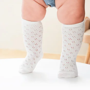 Bebek Çorap Kızlar İçin Pamuk Yaz Örgü İnce Bebek Yumuşak Yürümeye Başlayan Kız Çorap Moda çocuk Prenses Çorap 0-5years Eski