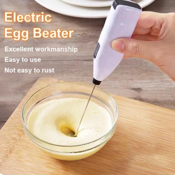 Elektrikli Çırpma Mikser Ev El Mini Yumurta Çırpıcı Mutfak Blender Kahve Süt Çay Yendi Krem Karıştırma