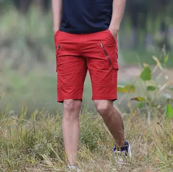 Erkek Rahat Şort Yaz Erkek Diz Boyu kısa pantolon Moda Erkek Rahat Şort Artı Boyutu 48 50 Erkek Dipleri 4 Renk