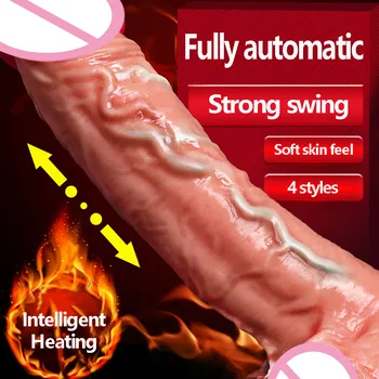 Erotik Oyuncak Yapay Penis Vibratör Gerçekçi Penis Anal Butt Plug Güçlü Titreşim Salıncak G Noktası Vibratör Bayanlara Seks Oyuncakları Consolador