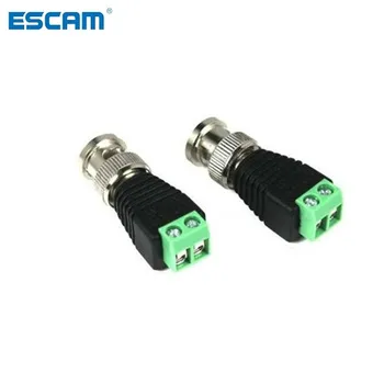 ESCAM Mini Koaksiyel CAT5 Kamera CCTV BNC Video Balun Konnektör Adaptörü POE cctv test cihazı güvenlik kamerası Gözetim Aksesuarları