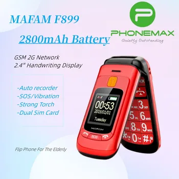 F899 Çift Sım Çift Ekran Flip Cep Telefonu 2.4 