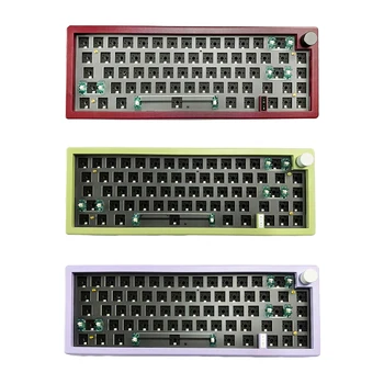 GMK67 Mekanik Oyun Klavyesi topuz anahtarı RGB Arkadan Aydınlatmalı Hafif Dayanıklı Rahat Kullanım Oyun Aksesuarları Bilgisayar Laptop için