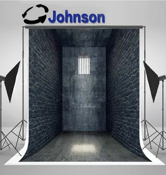 Hapishane hücresi ışık parlayan çubuklu fotoğrafçılık arka plan yüksek kaliteli bilgisayar baskı duvar fotoğraf arka fonu