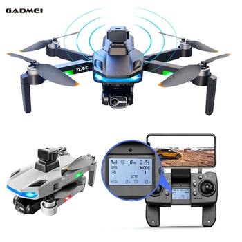 Hava engellerden kaçınma drones profesyonel uzun menzilli 5G WİFİ drone kamera 4K HD katlanır drone ile HD kamera ve GPS