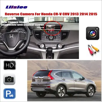 Honda için CR-V / CRV 2013 2014 2015 Araba Ters Dikiz Kamera İle Uyumlu OEM Ekran RCA Adaptörü HD CCD SONY III KAMERA