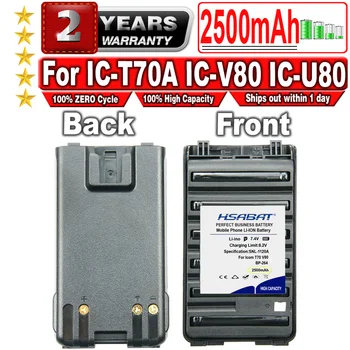 HSABAT 2500 mAh BP - 264 Pil için IC-T70A IC-V80 IC-U80 IC-F3101D IC-F3103D IC-F4101D BP265 BP-265