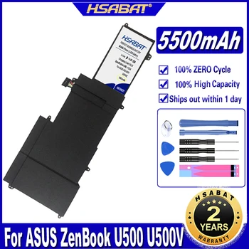 HSABAT C42-UX51 5500 mAh dizüstü pil asus için ZenBook U500 U500V U500VZ UX51 UX51V UX51VZ Piller