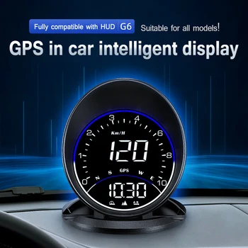 HUD Araba Head Up Display GPS Hız Göstergesi Monitör kart bilgisayar Akıllı dijital alarmlı saat Hatırlatma Ölçer Araba Elektronik Aksesuarları