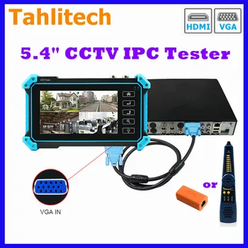 IPC-5200 Artı Cctv Tester 8MP IP CVI TVI AHD SDI Analog 6 İn 1 Hd Test Cihazı monitör Vga ve 4k HDMI Girişi Kablo İzleyici Güç