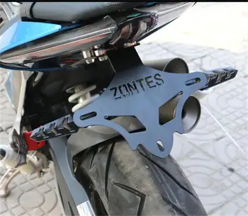 Için ZONTES ZT310T ZT310R ZT310X Plaka Montaj Braketi Ayarlanabilir Plaka Tutucu Kayıt Motosiklet Plaka Tutucu