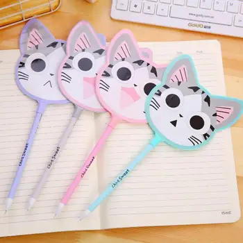 Jonvon Satone 20 Adet Kedi Fan Nötr Kalem Sevimli Yaratıcı Fan Kalemler Kore Kırtasiye Yazma Öğrenci çocuk Kırtasiye