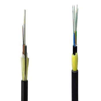 kendi kendini destekleyen adss fiber optik kablo, adss 48 96 144 çekirdek, fibra optica adss