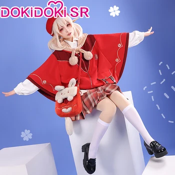 Klee Doujin Cosplay DokiDoki-SR Oyun Genshin Darbe Cosplay Kostüm Klee Tavşan Dodoco Sevimli gündelik giyim