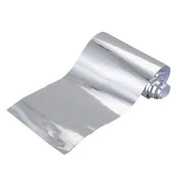 Krom Ayna Vinil streç film Sticker Çıkartma Gerilebilir Yansıtıcı 152x20cm gümüş